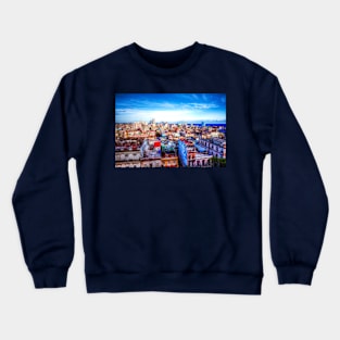 Havana Rooftops Cuba Caribbean Island Crewneck Sweatshirt